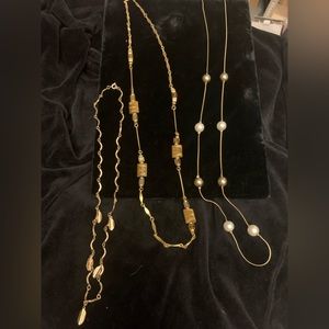 COPY - Bundle of 3 Gold tone neclaces